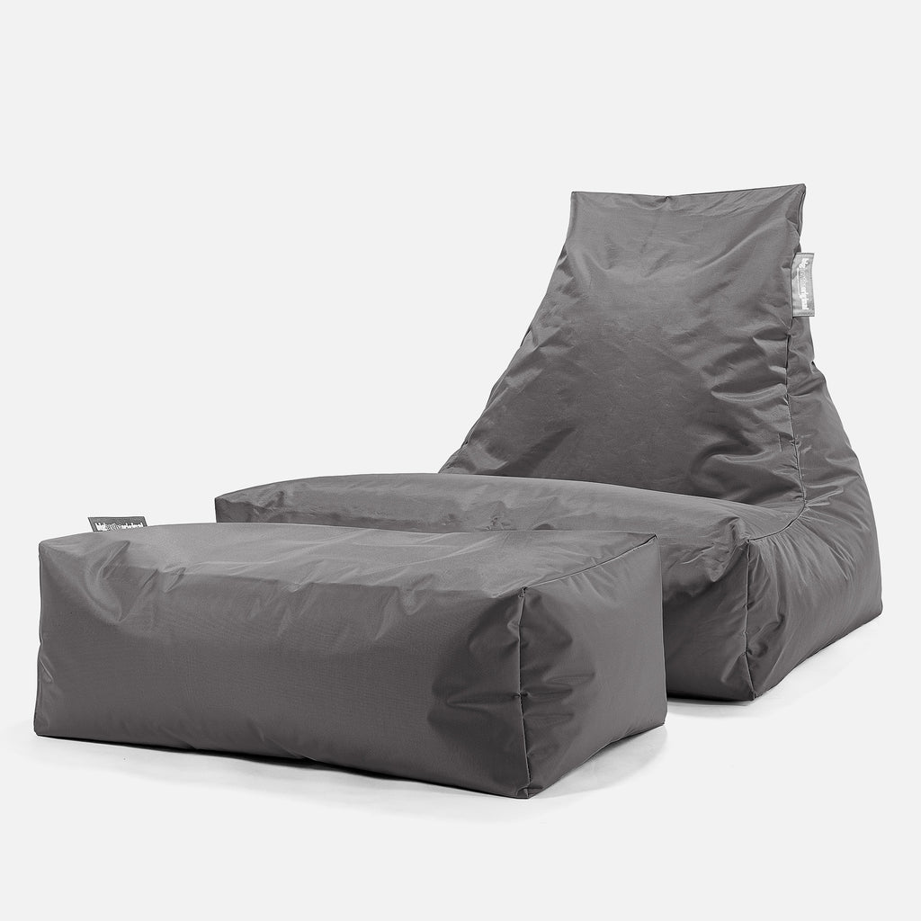 SmartCanvas™ Lounge Sækkestol - Grafit 02