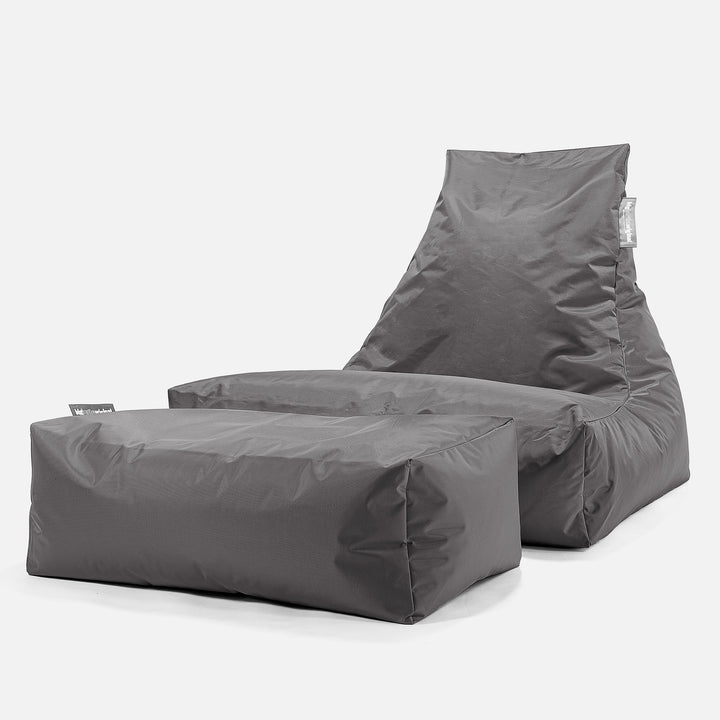 SmartCanvas™ Lounge Sækkestol - Grafit 02