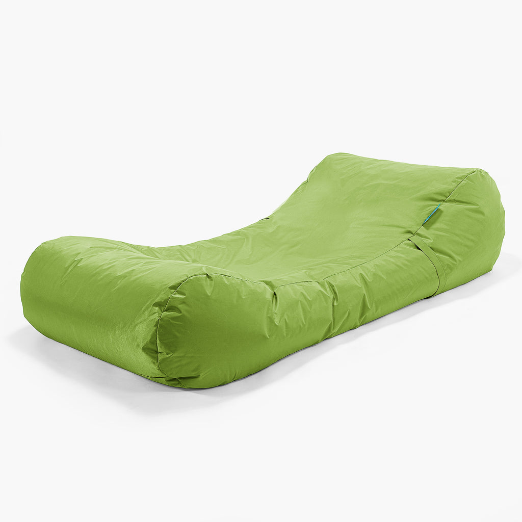 SmartCanvas™ Sækkestol Chaiselong - Limegrøn 01