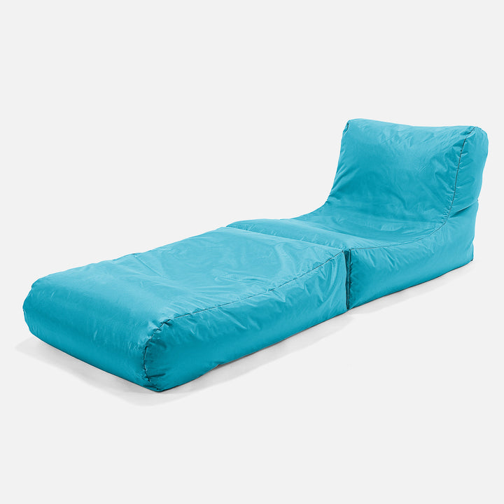 SmartCanvas™ Lounger Sækkestol - Cyan Blå 02