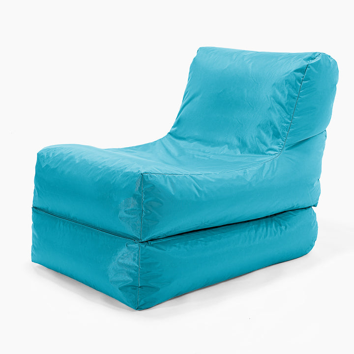 SmartCanvas™ Lounger Sækkestol - Cyan Blå 03
