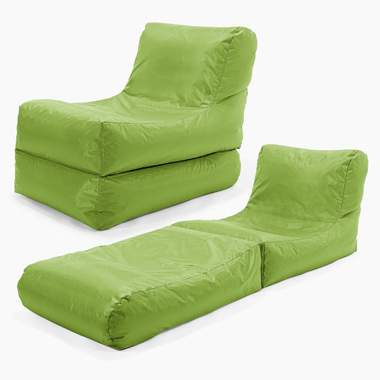 SmartCanvas™ Lounger Sækkestol - Limegrøn 01