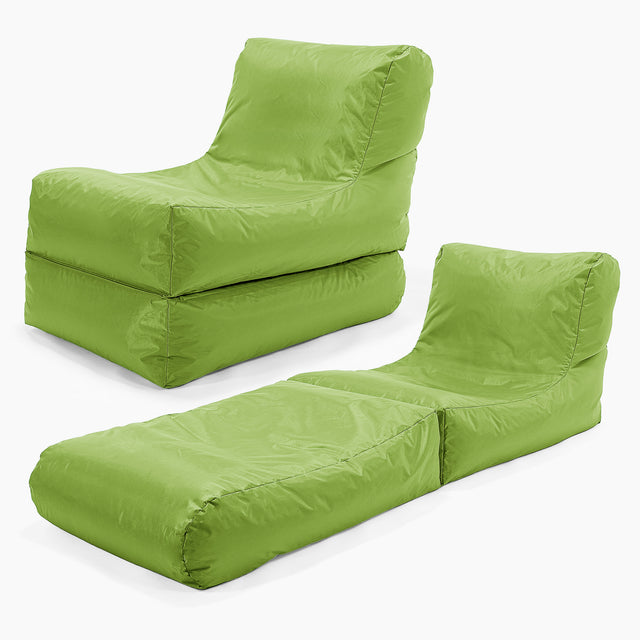 SmartCanvas™ Lounger Sækkestol - Limegrøn 01