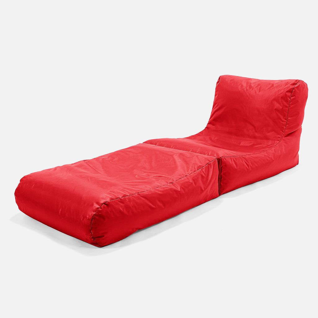 SmartCanvas™ Lounger Sækkestol - Rød 02