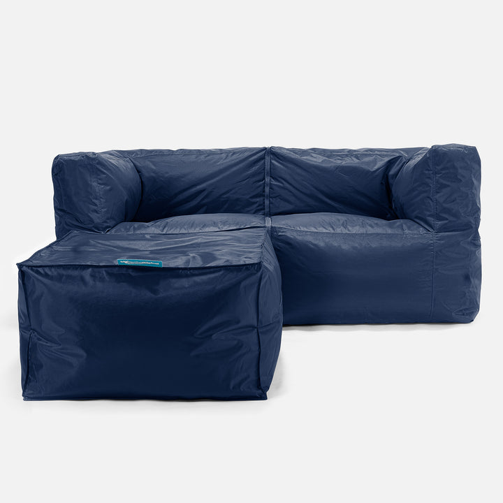 SmartCanvas™ Modulsofa Sækkestol 2 stk - Marineblå 02