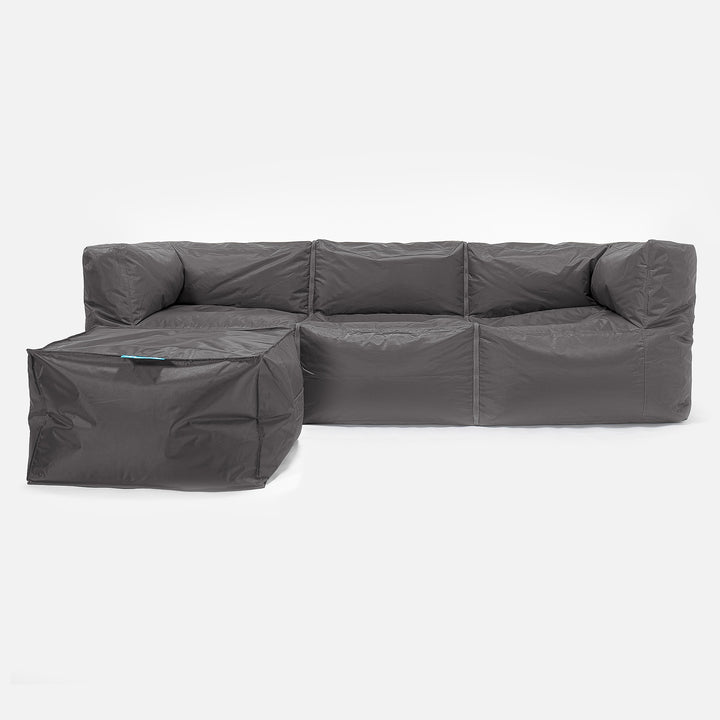 SmartCanvas™ Modulsofa Sækkestol 3 stk - Grafit 02