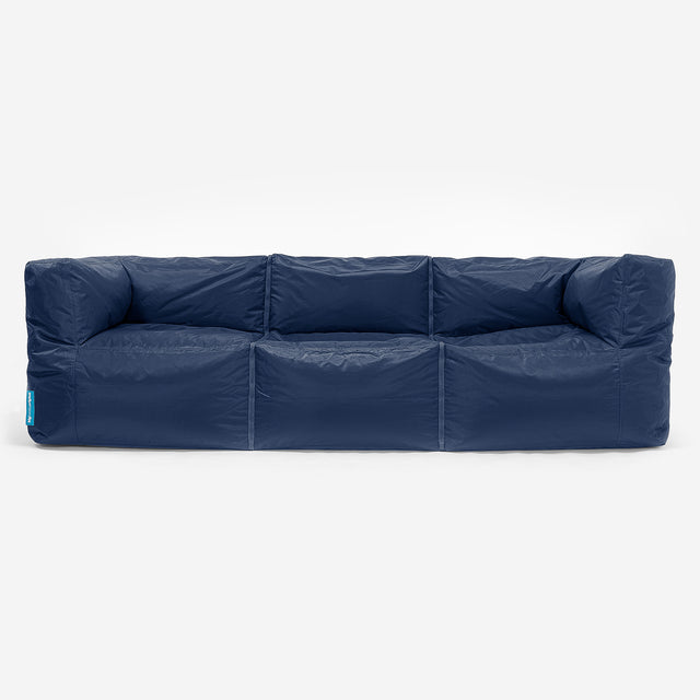 SmartCanvas™ Modulsofa Sækkestol 3 stk - Marineblå 01