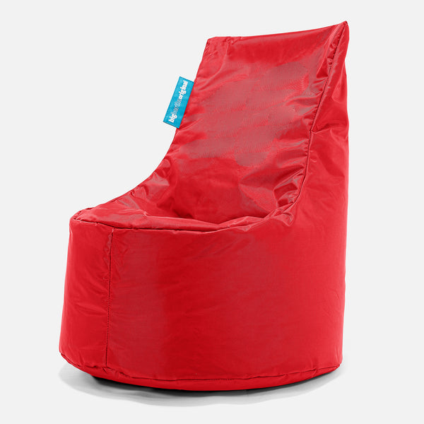 SmartCanvas™ Sækkestol med Ryglæn til Børn - Rød 01