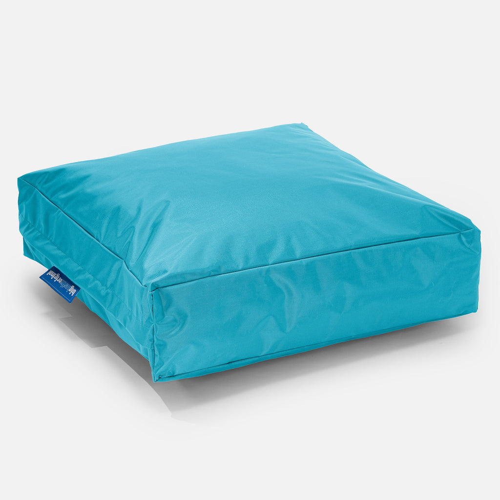 SmartCanvas™ Stor Gulvpude Udendørs - Cyan Blå 01