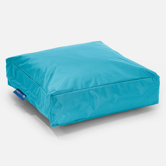 SmartCanvas™ Stor Gulvpude Udendørs - Cyan Blå 01