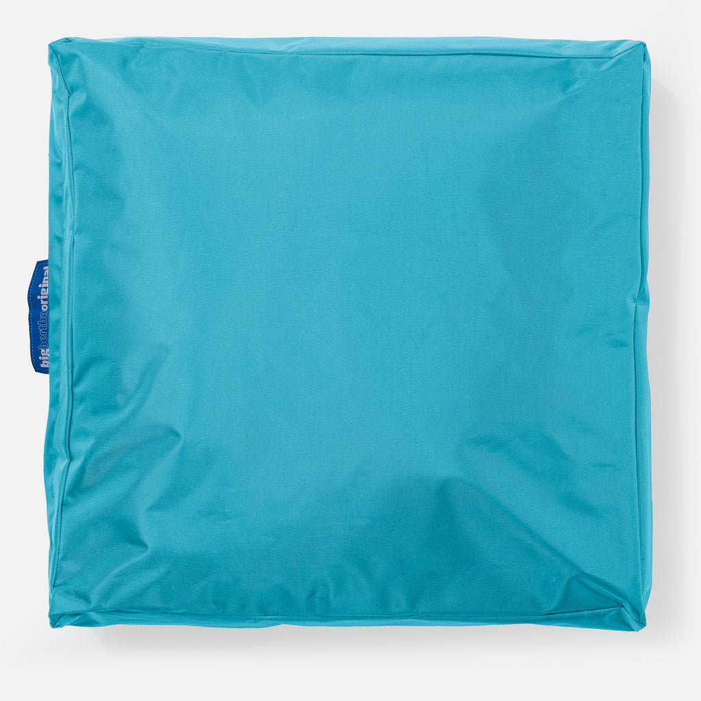 SmartCanvas™ Stor Gulvpude Udendørs - Cyan Blå 03