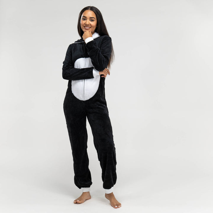 Fleece Dyr Onesie Pyjamas til Damer - Panda 03