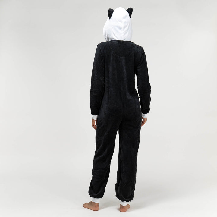 Fleece Dyr Onesie Pyjamas til Damer - Panda 06