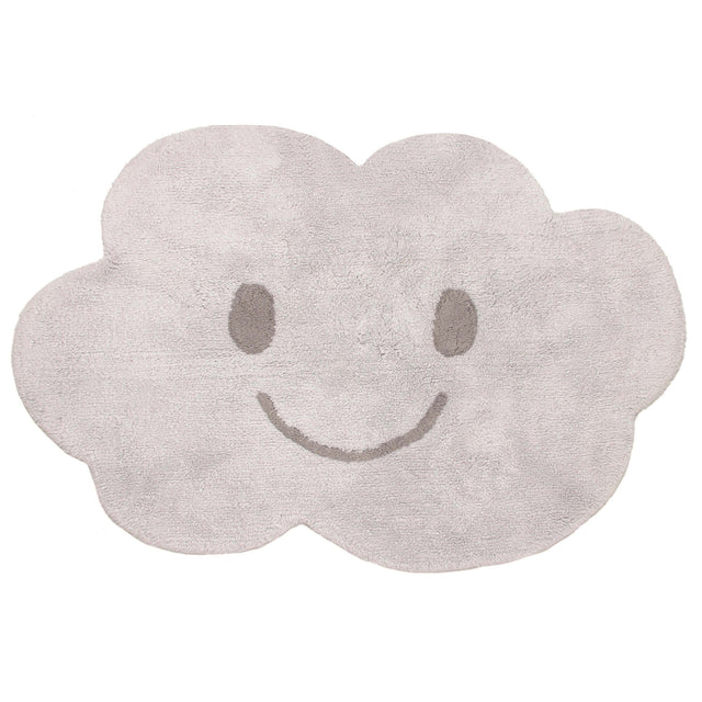 Gulvtæppe til Børn - Sky Smil Grå 01