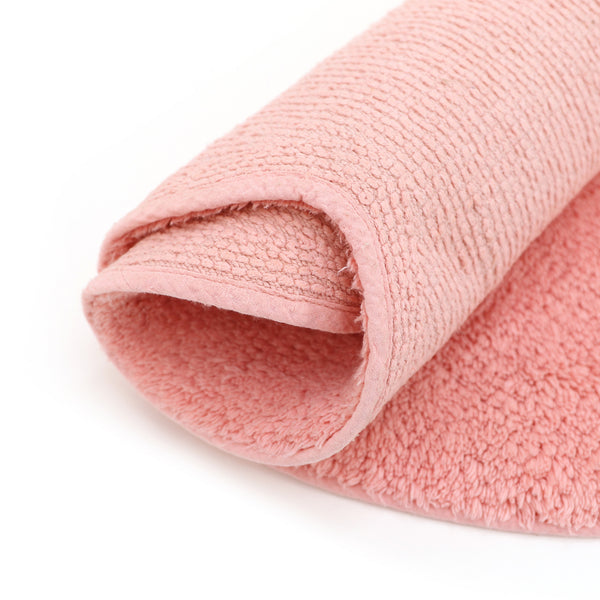Gulvtæppe til Børn - Sky Smil Lyserød Fabric Close-up Image