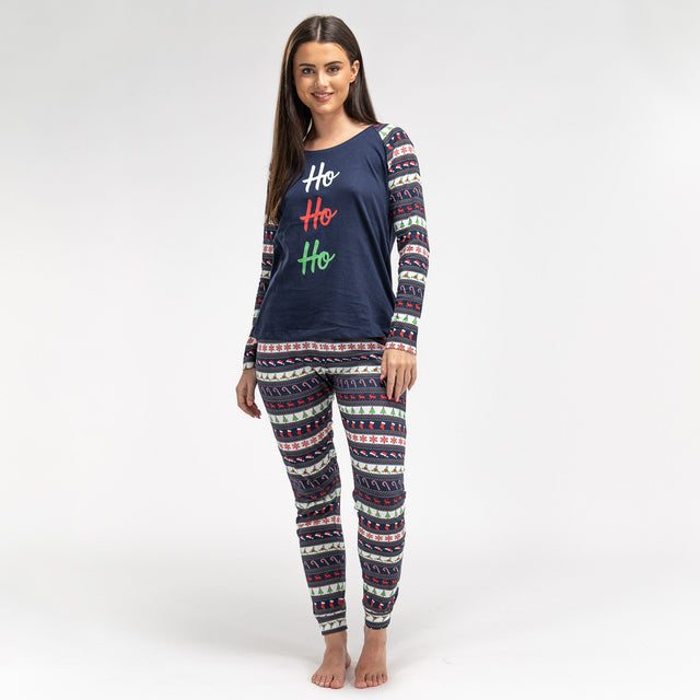 Jersey Pyjamas til Damer - Fairisle 01