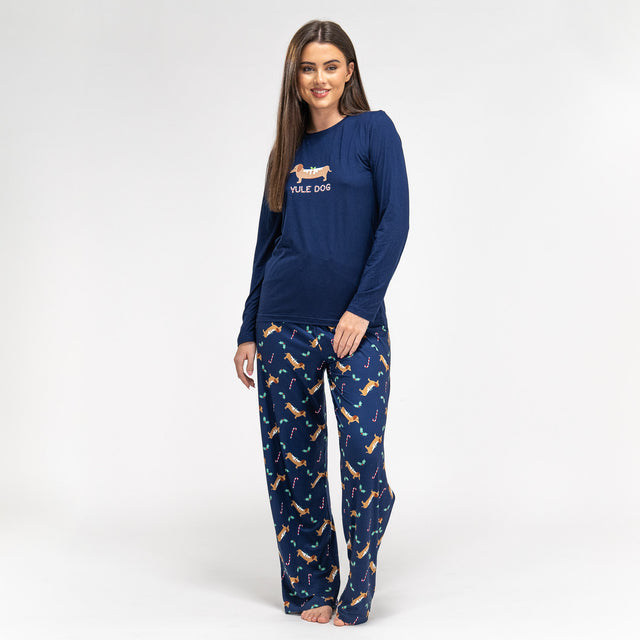 Jersey Pyjamas til Damer - Gravhund Slogan 01