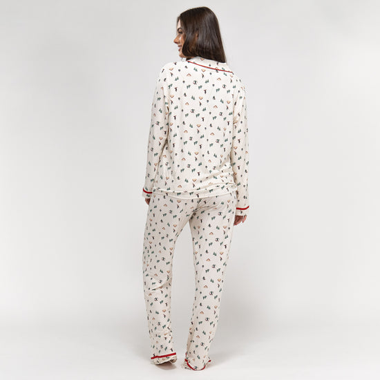 Jersey Pyjamas til Damer - Skiscene 04