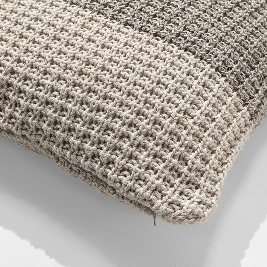 Pude 47 x 47cm - 100% Bomulds Chester Cremefarvet 02