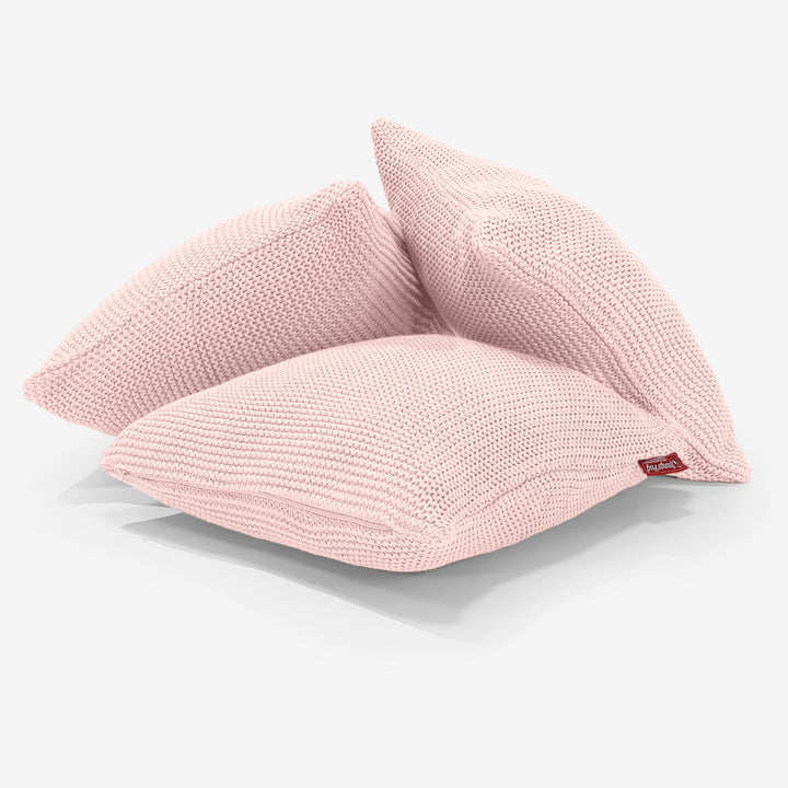 Pude 47 x 47cm - 100% Bomulds Ellos Baby Lyserød 03