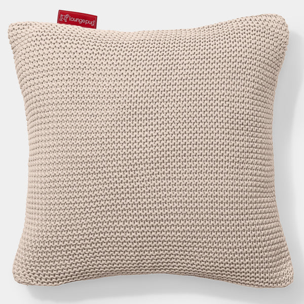 Pude 47 x 47cm - 100% Bomulds Ellos Cremefarvet 01