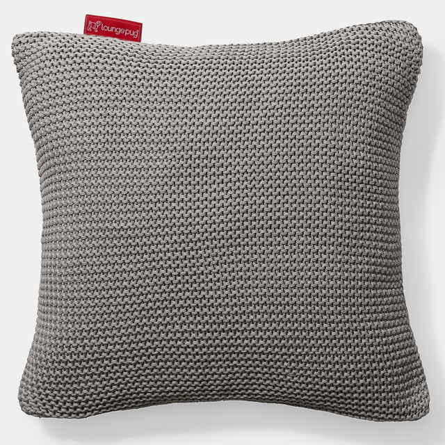 Pude 47 x 47cm - 100% Bomulds Ellos Grå 01
