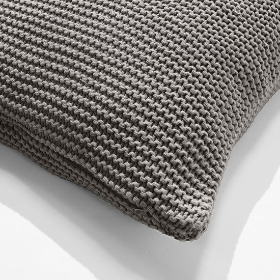 Pude 47 x 47cm - 100% Bomulds Ellos Grå 02