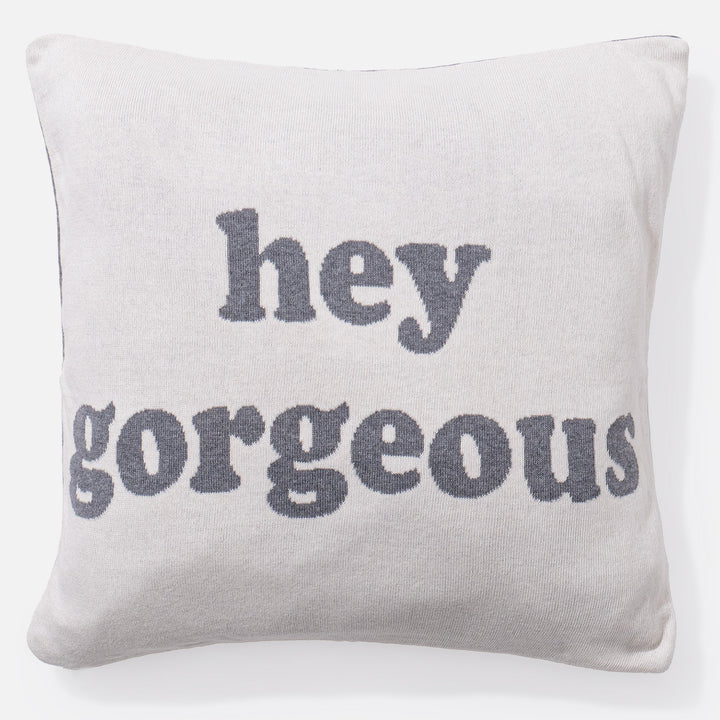 Pude 47 x 47cm - 100% Bomulds Hey Gorgeous 02