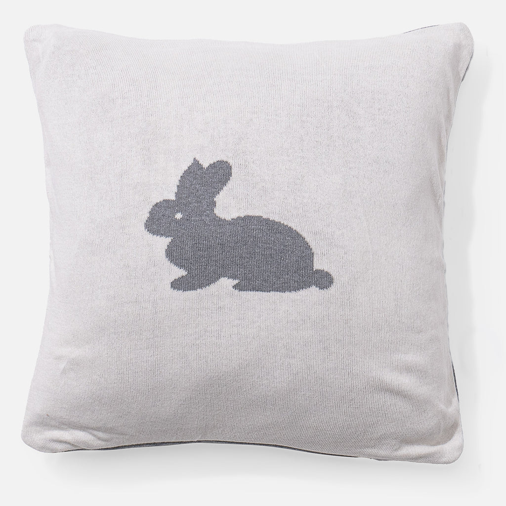 Pude 47 x 47cm - 100% Bomulds Rabbit 02