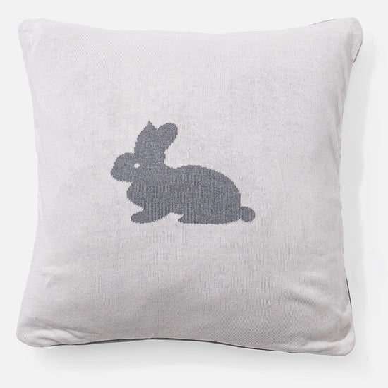 Pude 47 x 47cm - 100% Bomulds Rabbit 02