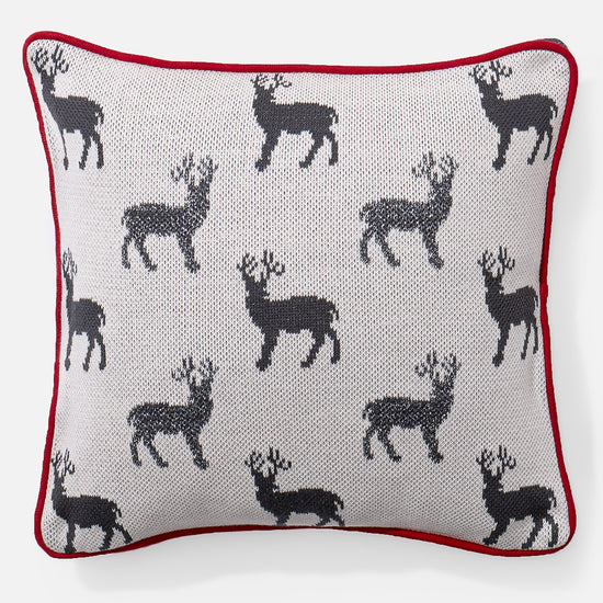 Pude 47 x 47cm - 100% Bomulds Stag 01