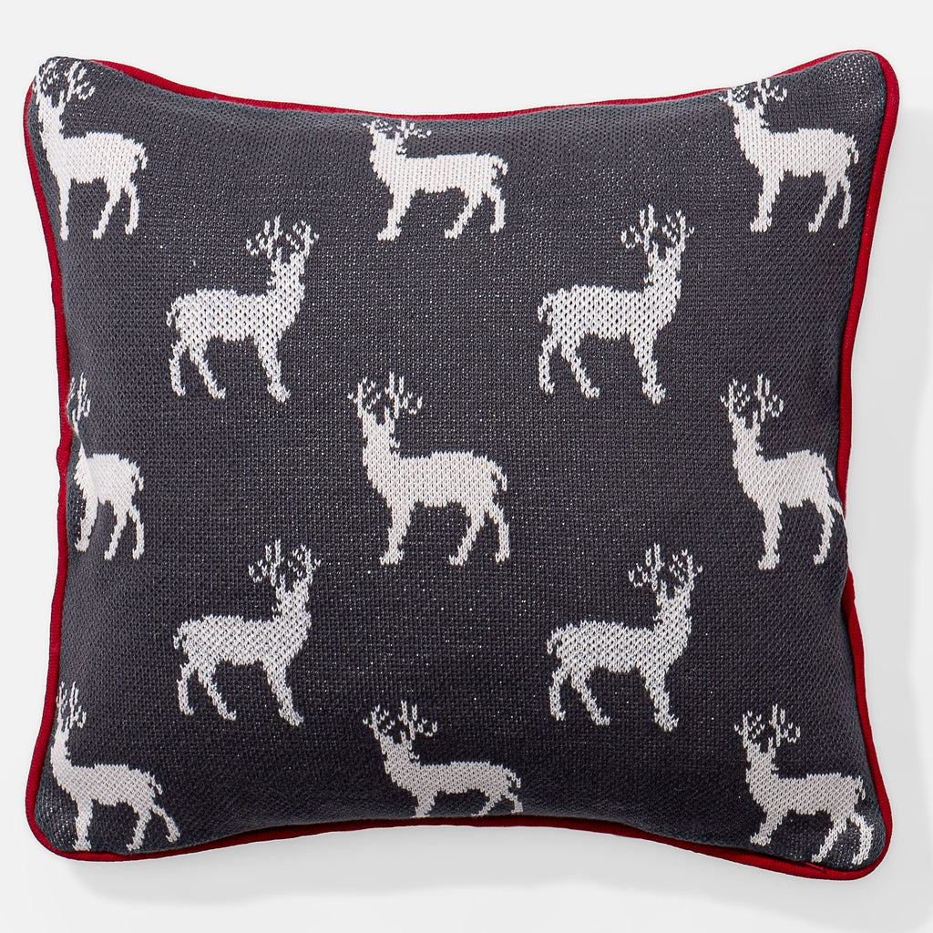 Pude 47 x 47cm - 100% Bomulds Stag 02