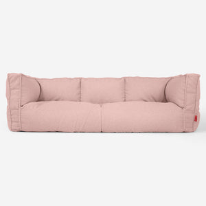 Albert Sækkestol Sofa 3 pers - Boucle Lyserød