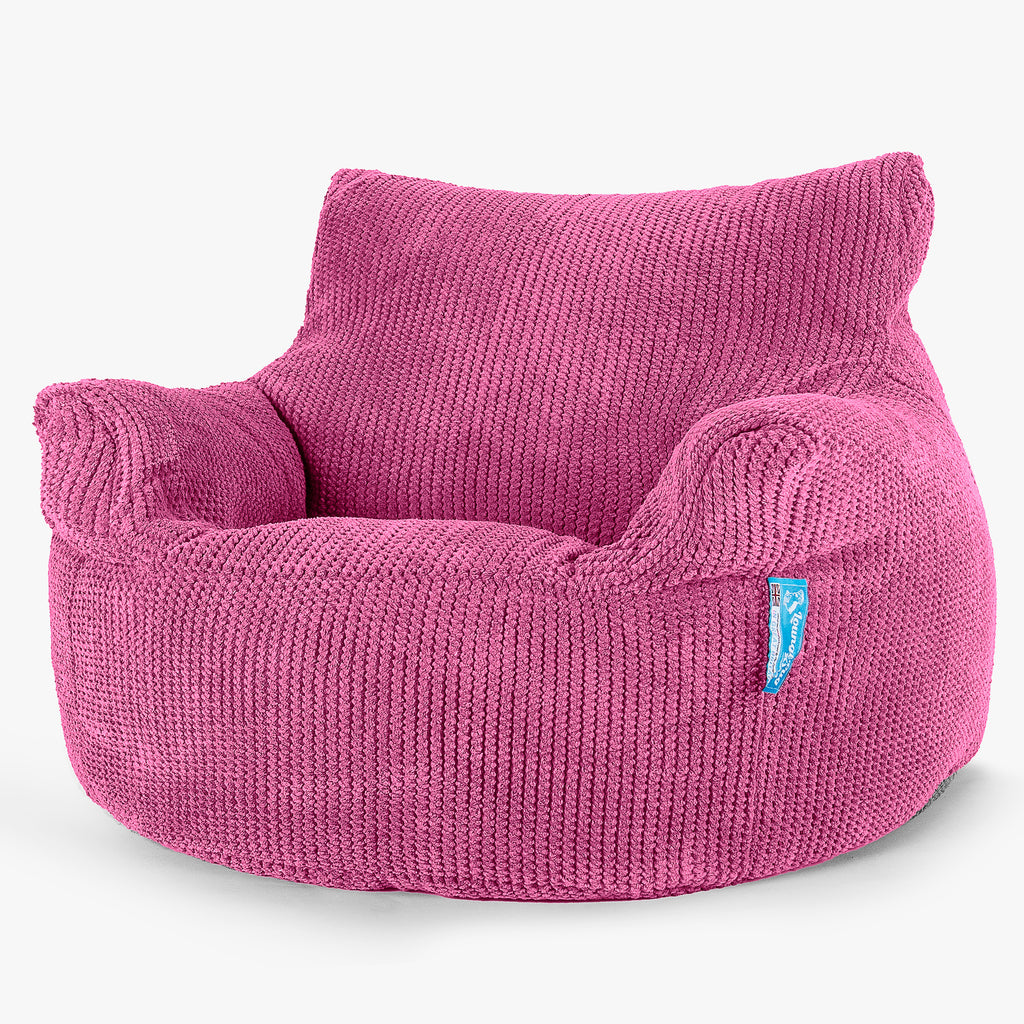 Sækkestol Børn 3-8 år - Pom Pom Pink 01