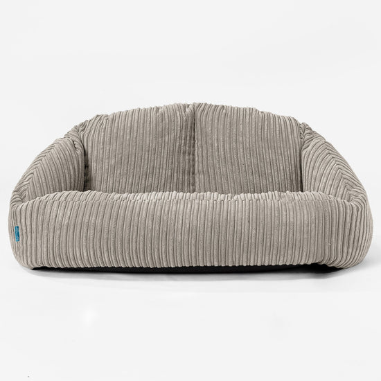 Bubble Børnesofa 2-6 år - Klassisk Jernbanefløjl Mink 01