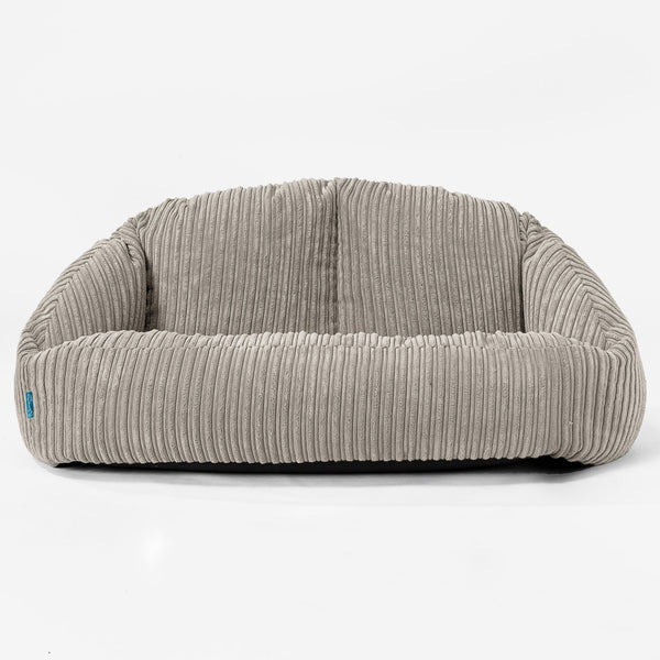 Bubble Børnesofa 2-6 år - Klassisk Jernbanefløjl Mink 01