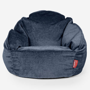 Bubble-sækkestol - Chenille Navy