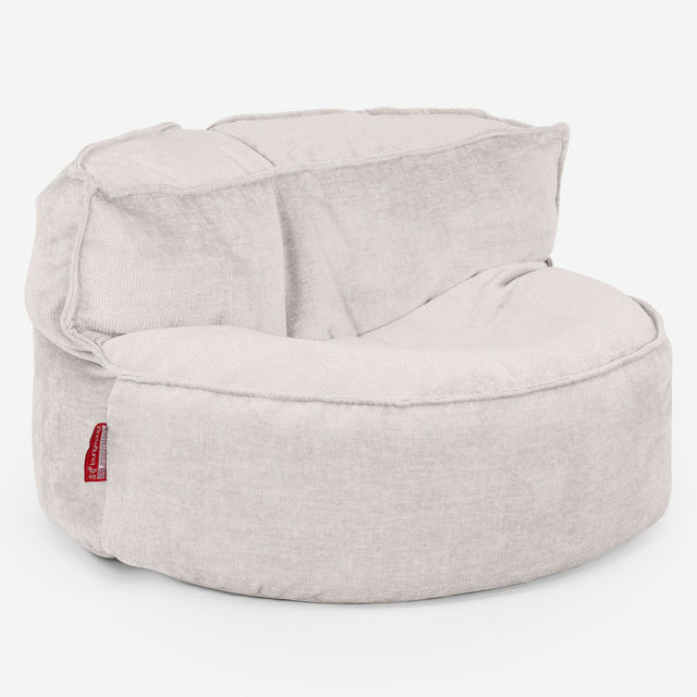 Chloe Sækkesofa - Chenille Cremefarvet 01