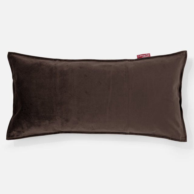 CloudSac 50 Kæmpe Pude med Memory Skum 40 x 80cm - Fløjl Espresso 01