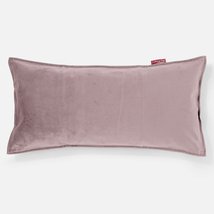 CloudSac 50 Kæmpe Pude med Memory Skum 40 x 80cm - Fløjl Lyserød 01