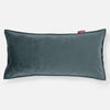 CloudSac 50 Kæmpe Pude med Memory Skum 40 x 80cm - Fløjl Turkis Blå 01
