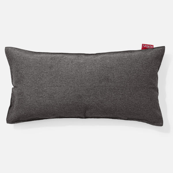 CloudSac 50 Kæmpe Pude med Memory Skum 40 x 80cm - Interalli-uld Grå 01