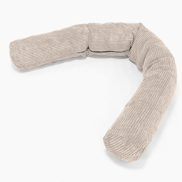 Lejringspude C150-L, CloudSac Memory Skum - Pom Pom Cremefarvet 01
