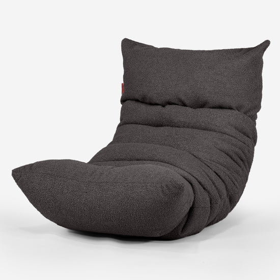 Eva Lounger Sækkestol - Boucle Grafit Grå_01