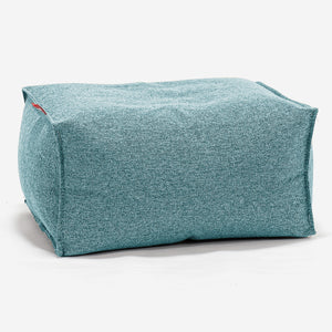 Lille Fodskammel - Interalli-uld Cyan