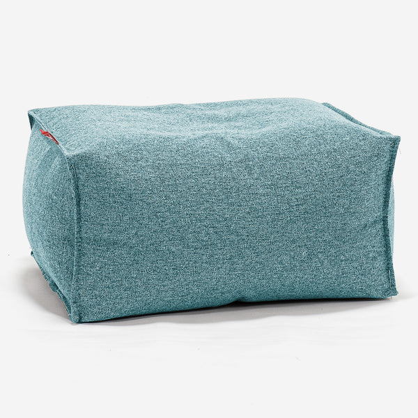 Fodskammel - Interalli-uld Cyan 01
