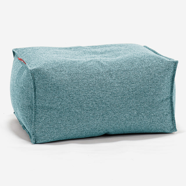 Fodskammel - Interalli-uld Cyan 01