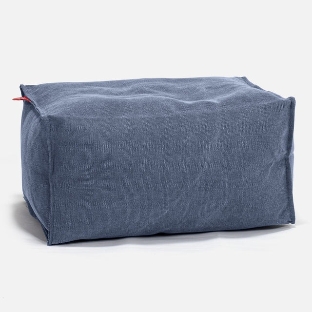 Fodskammel - Stonewashed denim Navy 01
