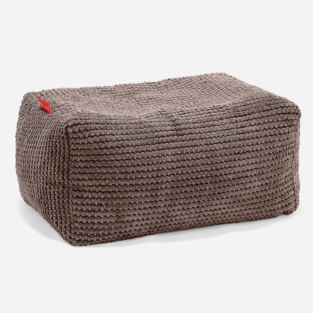 Fodskammel - Pom Pom Chokolade Brun 01