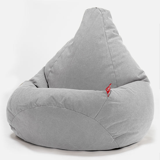 Gamer Sækkestol - Stonewashed denim Grå 02
